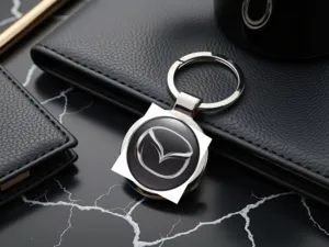 Mazda Anelli Chiave Personalizzati Lucidi Metallo Robusto